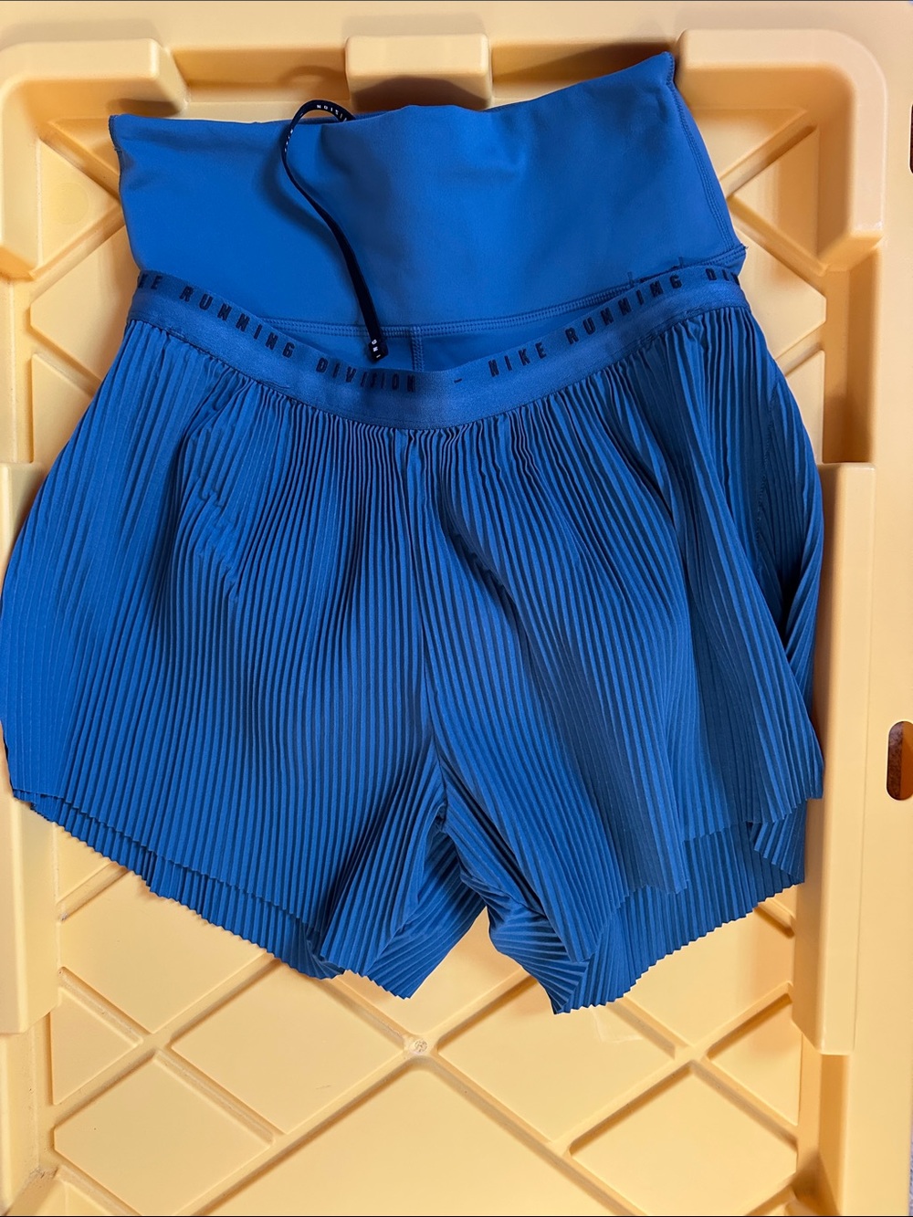 Nike Bright Blue Pleated Running Shorts